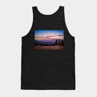 Colorful sunset mountains Tank Top